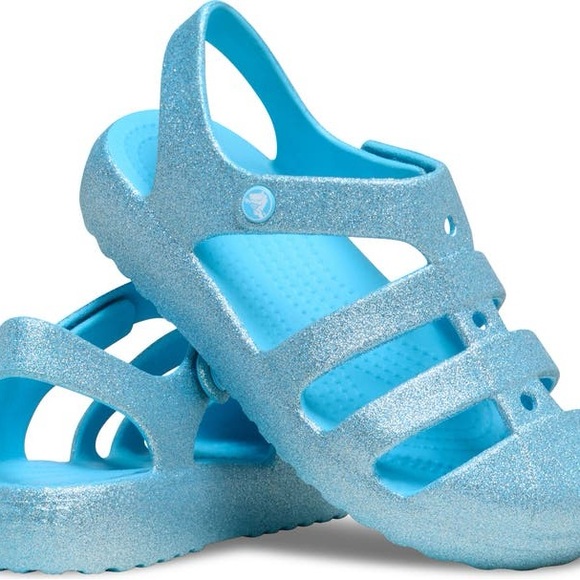 Crocs Kids Classic Fisherman Glittermistt, Size 7 & 8 - Picture 5 of 9